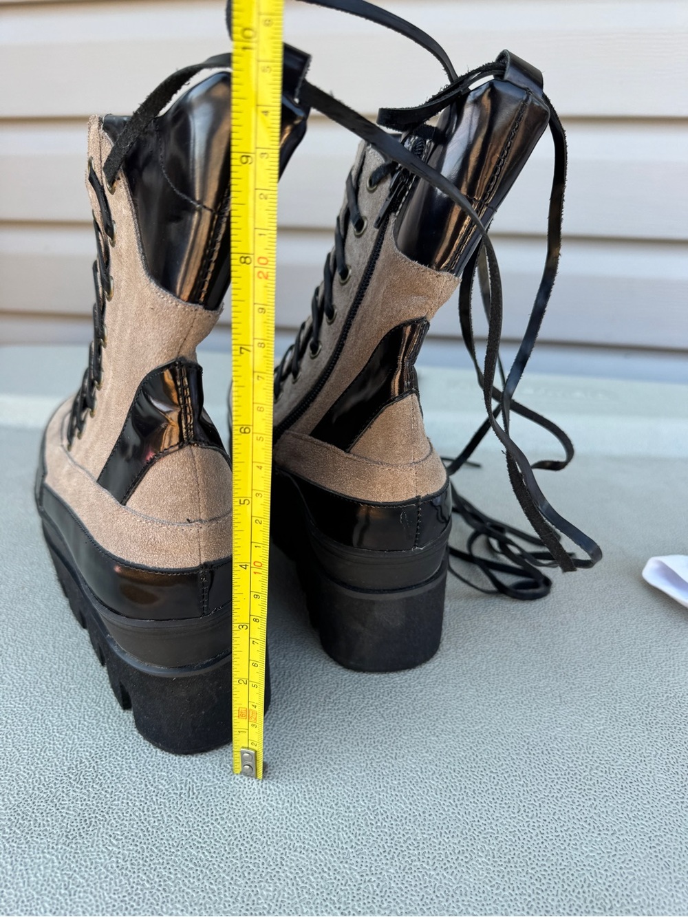 Jeffrey Campbell Andover Platform boots Womens size 6.5M New - Picture 6 of 11